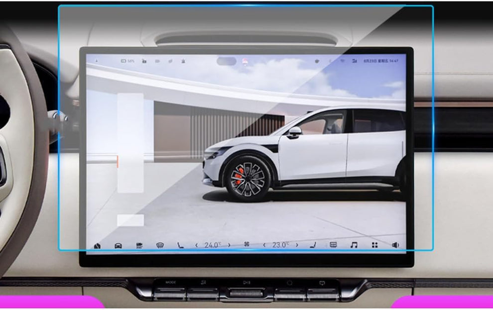 Screen Protector Set for Zeekr 7X (2024–2025) – Tempered Glass for Main & Dashboard Display
